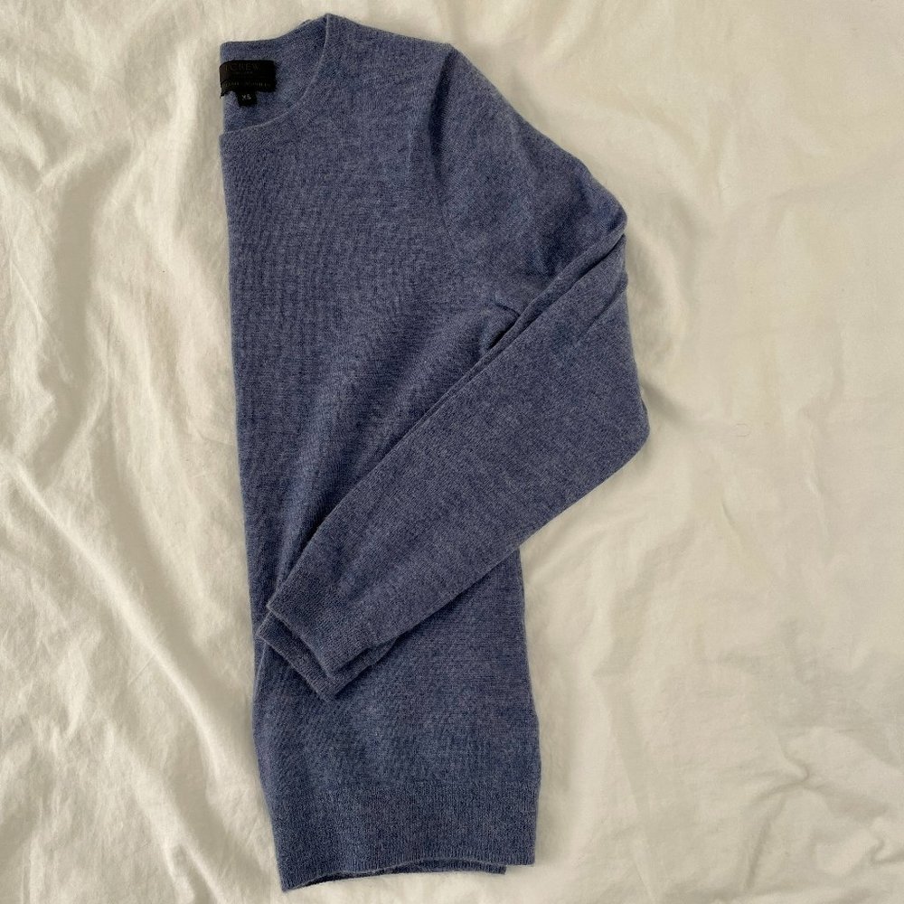 J. Crew Italian featherweight cashmere long-sleeve T-shirt